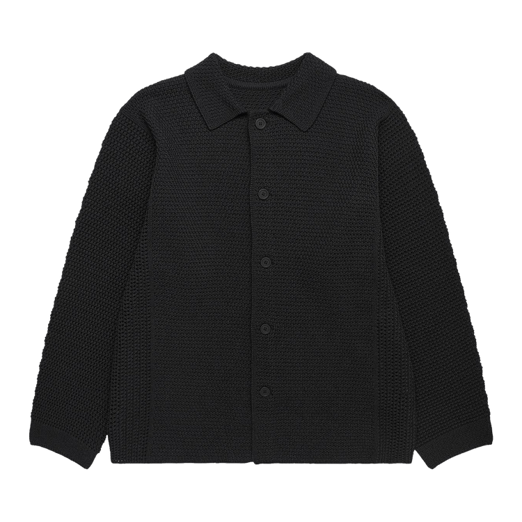 Homme Plissé Issey Miyake Rustic Knit Top "Darkness Brown"