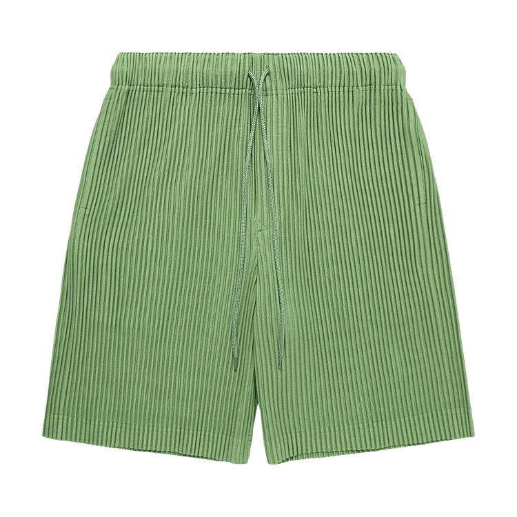Homme Plissé Issey Miyake Color Pleats Bottoms "Grass Green"
