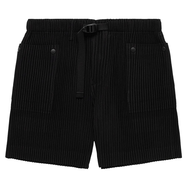 Homme Plissé Issey Miyake Flip Shorts "Black"