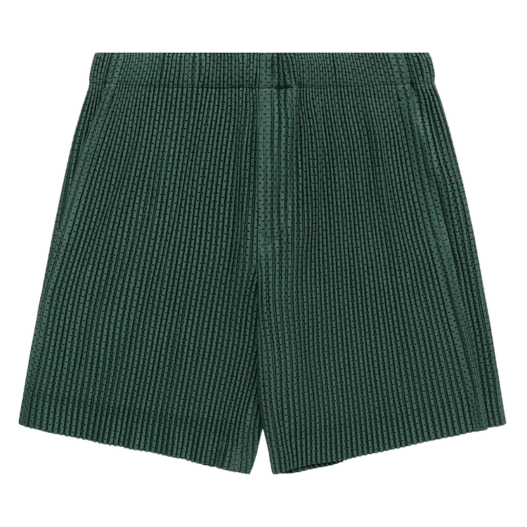 Homme Plissé Issey Miyake Outer Mesh Shorts "Green"