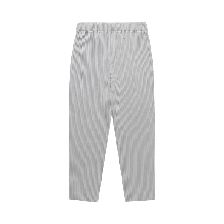 Homme Plissé Issey Miyake Pleats Trousers "Light Grey"
