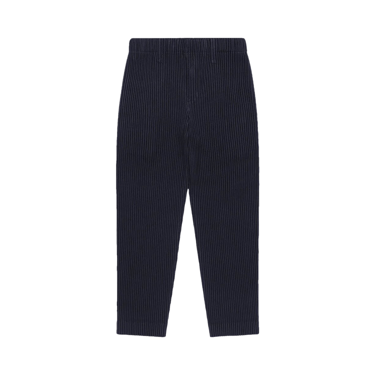 Homme Plissé Issey Miyake Pleats Trousers "Navy"