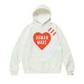 Human Made Heart Logo Hoodie "White"