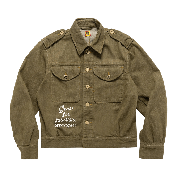 Human Made Military Denim Jacket "Olive Drab"