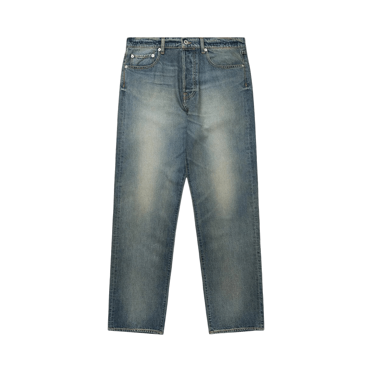 Kenzo Asagao Straight Fit Jeans "Stone Blue"