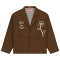 Kenzo Rue Vivienne 1970 Workwear Jacket "Dark Brown"