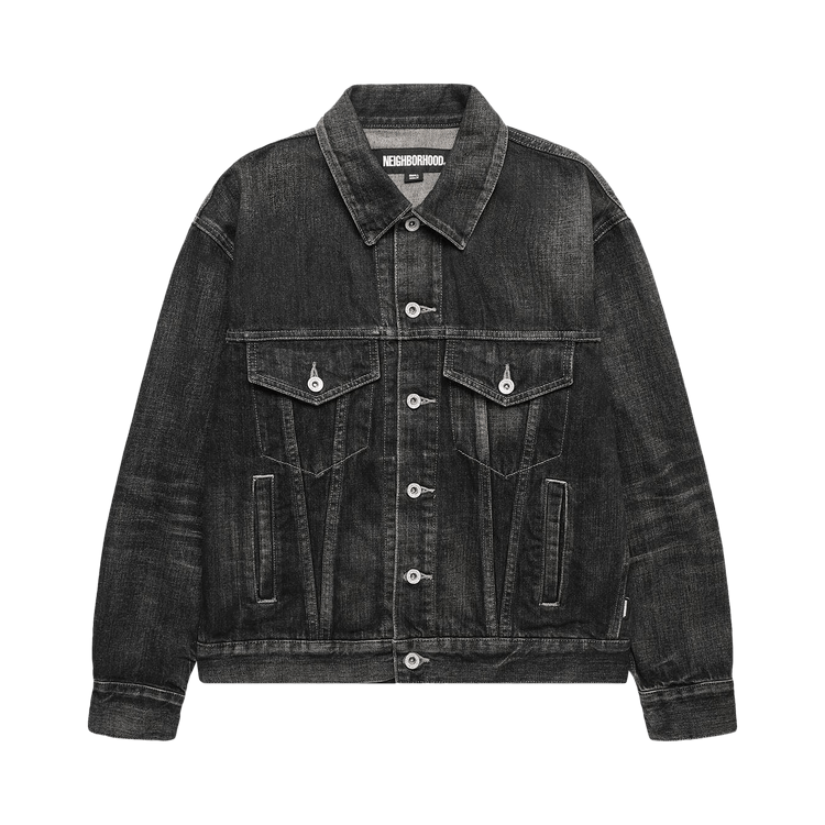 Neighborhood Washed Denim Type-4 Jacket "Black"