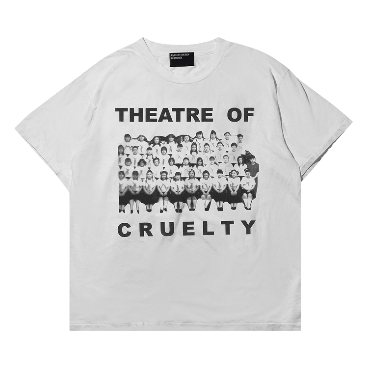 Enfants Riches Déprimés Theatre of Cruelty T-Shirt "Faded Ivory/Black"