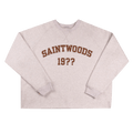 Saintwoods Distressed Raglan Top "Ash"