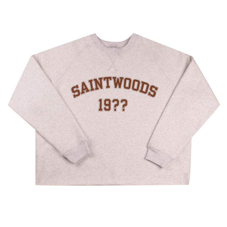 Saintwoods Distressed Raglan Top "Ash"