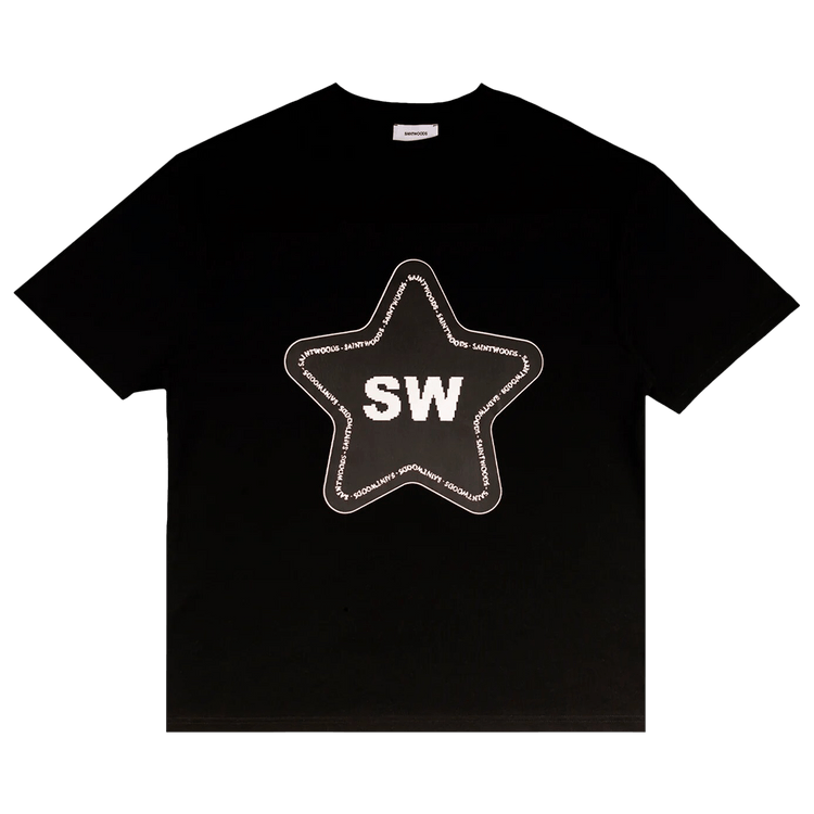 Saintwoods Star Tee "Black"