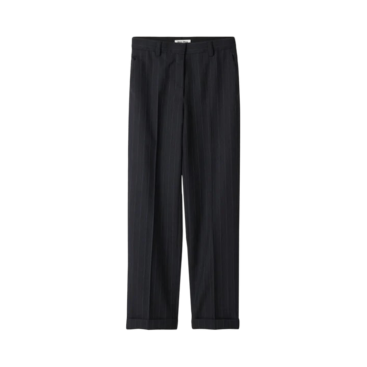 Miu Miu Pinstriped Pants "Black"