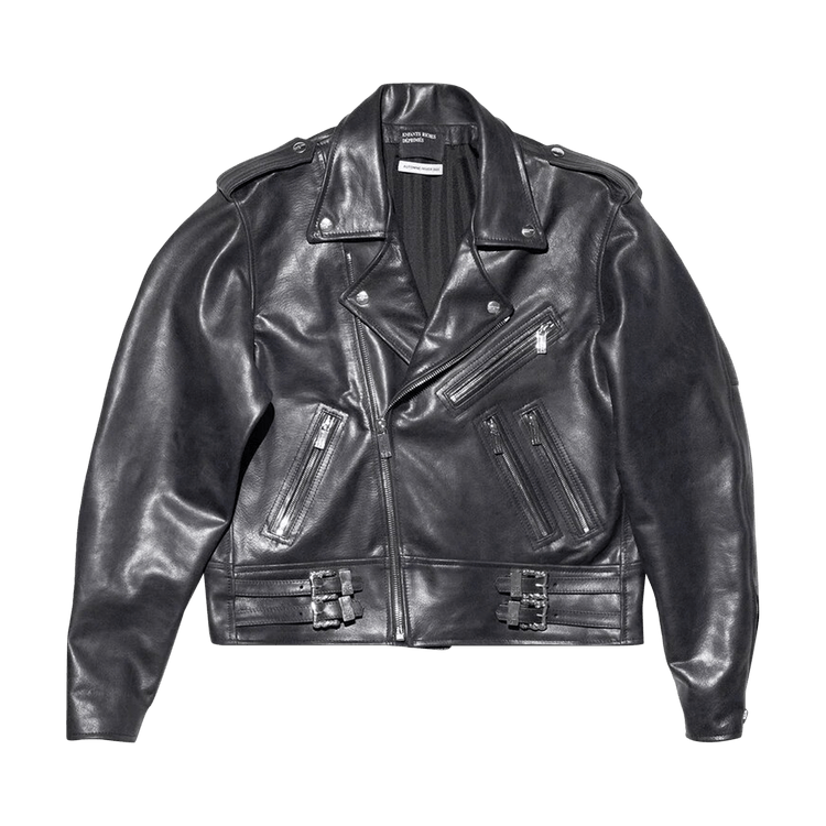 Enfants Riches Déprimés Rose Buckle Moto Jacket "Black"
