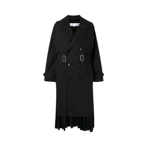 Tao Comme des Garçons Reversible Ruffle Coat "Black"