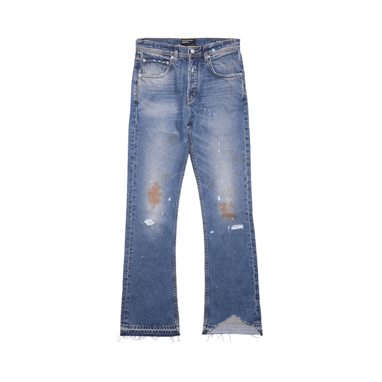 Enfants Riches Déprimés Flare Jeans "Washed Medium Blue"