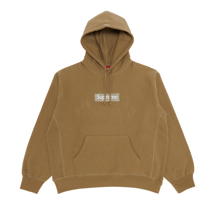 Supreme Box Logo Hooded Sweatshirt "Dark Sand"