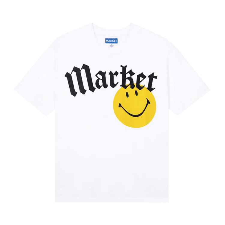 Market Smiley Gothic T-Shirt "White"