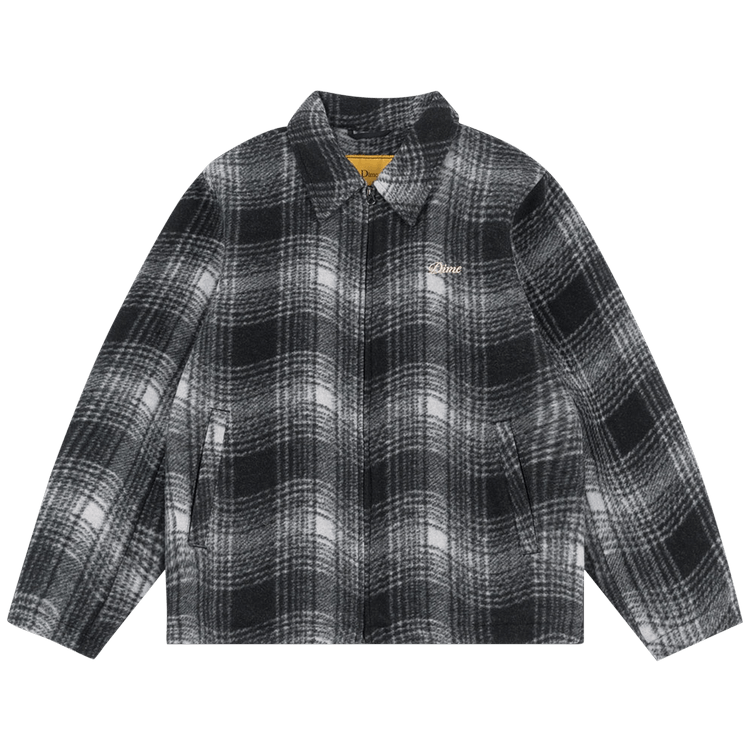 Dime Wave Plaid Jacket "Charcoal"