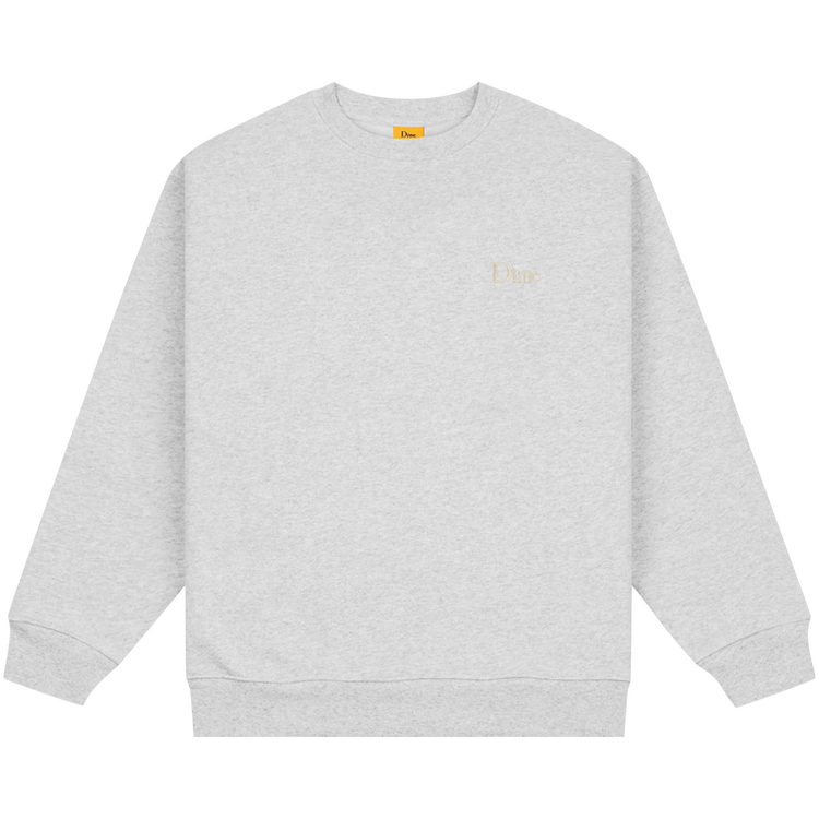 Dime Classic Small Logo Crewneck "Heather Grey"