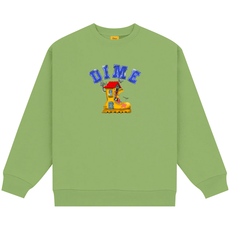 Dime House Crewneck "Kale"