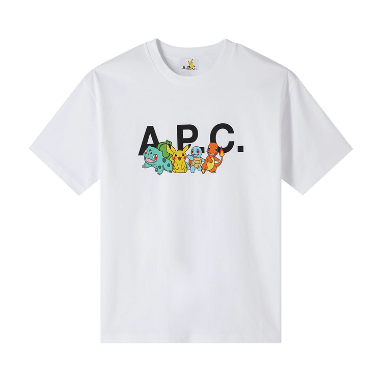 A.P.C. x Pokémon The Crew T-Shirt "White"