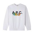 A.P.C. x Pokémon The Crew Sweatshirt "White"