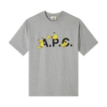 A.P.C. x Pokémon Pikachu T-Shirt "Heather Pale Grey"