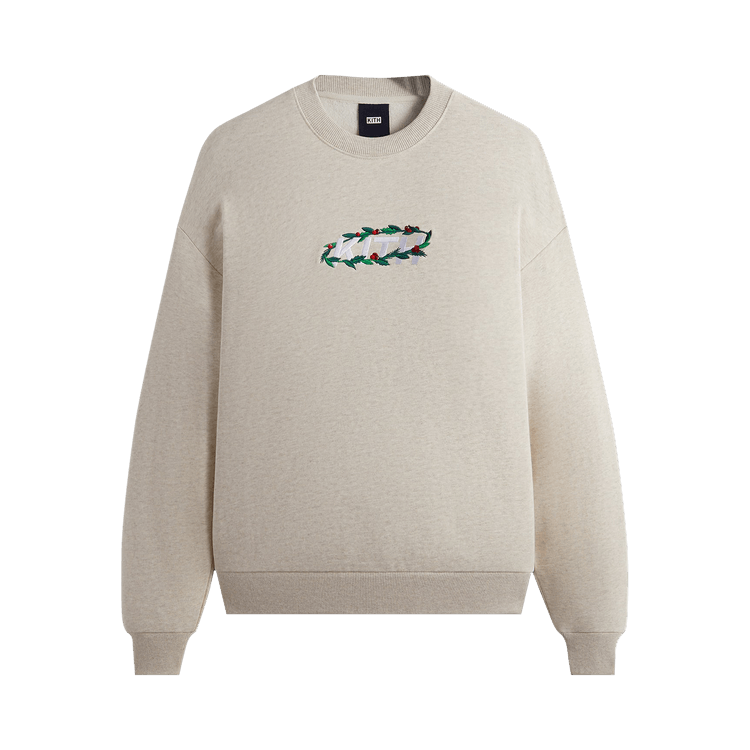 Kith Wreath Orbit Nelson Crewneck "Sandy Heather"