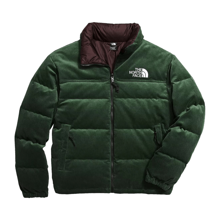 The North Face 92 Reversible Nuptse Jacket "Pine Needle/Coal Brown"