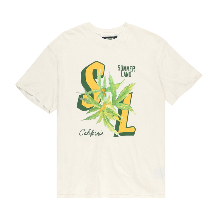 Nahmias Sleeveless Hemp T-Shirt "Antique White"