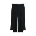 Comme des Garçons Homme Plus Double Leg Trousers "Black"
