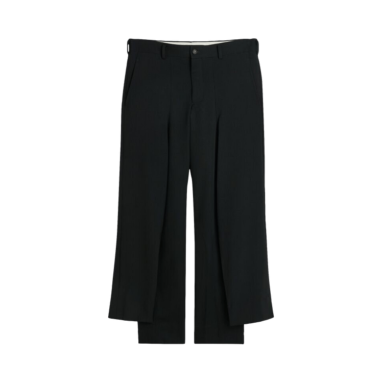 Comme des Garçons Homme Plus Double Leg Trousers "Black"