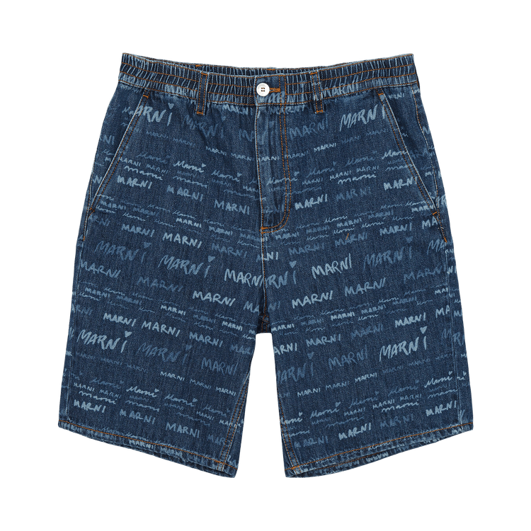 Marni Denim Shorts "Iris Blue"