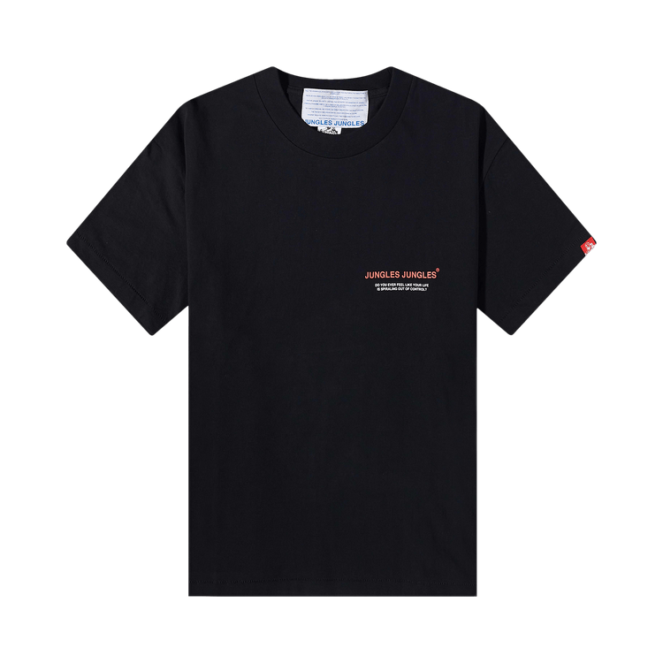 Jungles Spiralling Tee "Black"