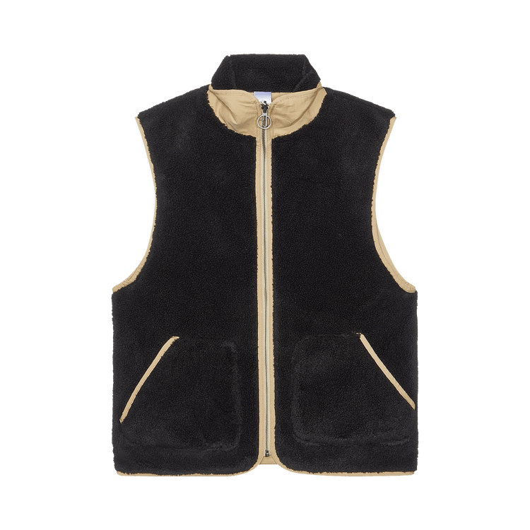 Jungles Spiralling Sherpa Vest "Black"