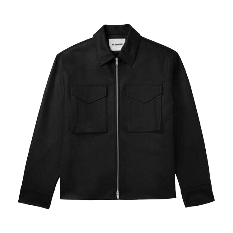 Jil Sander Flap Pocket Overshirt "Black"