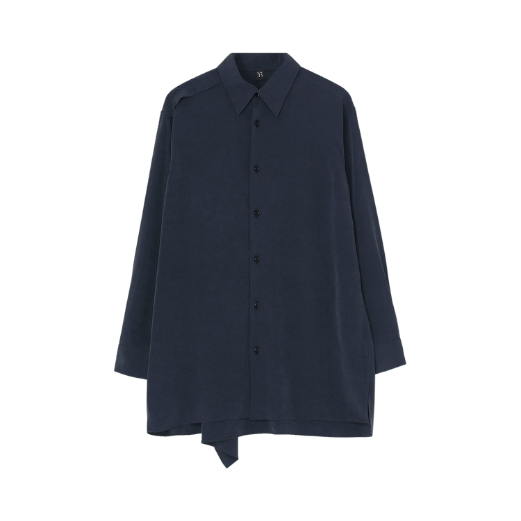 Y's Y-Back Drape Blouse 'Black'