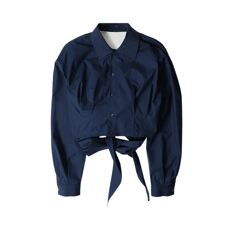 Ami Wrap Shirt "Nautic Blue"
