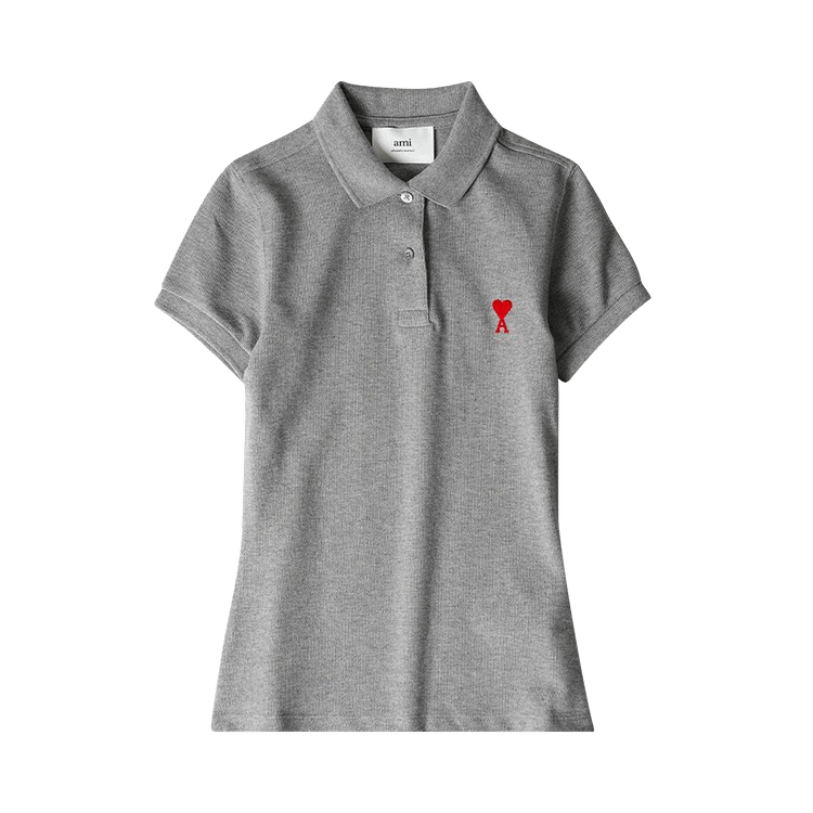 Ami Polo Shirt "Grey"
