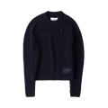 Ami Label Knit Sweater "Night Blue"