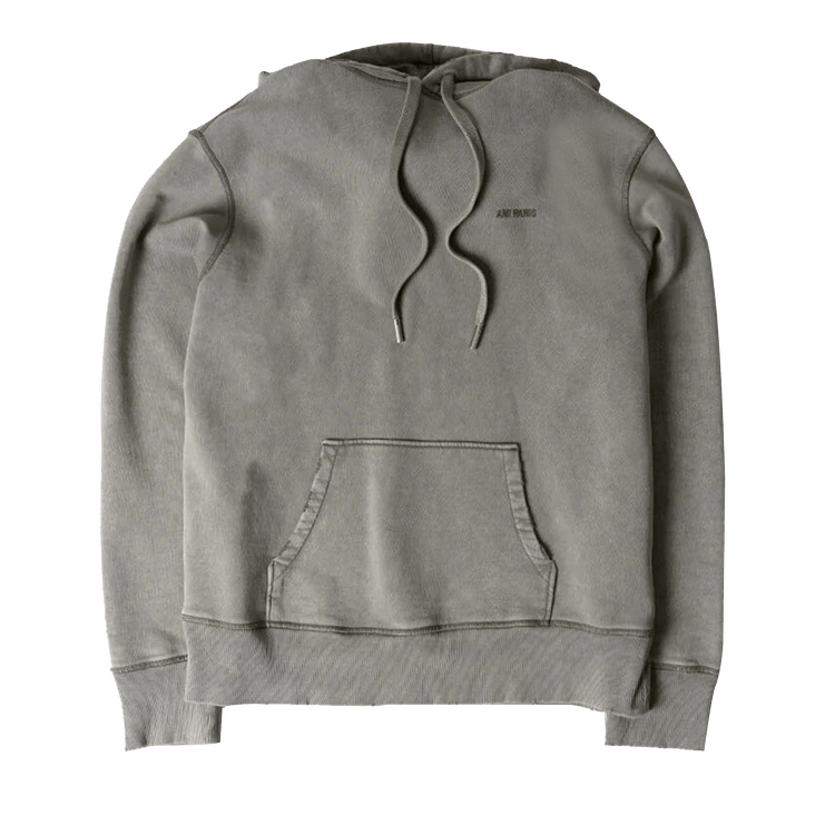 Ami Logo Embroidered Hoodie "Clay"