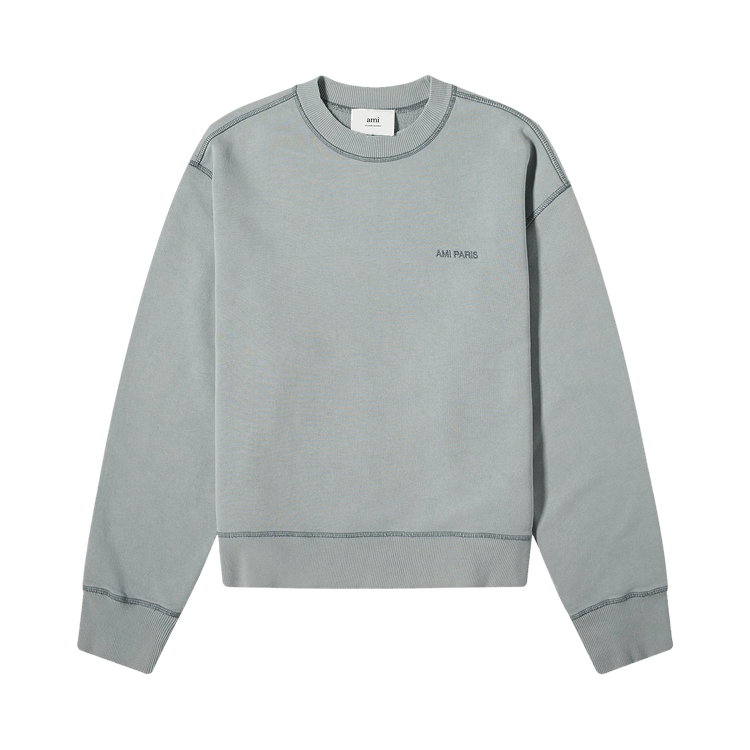 Ami Fade Out Sweatshirt "Aqua Marine"