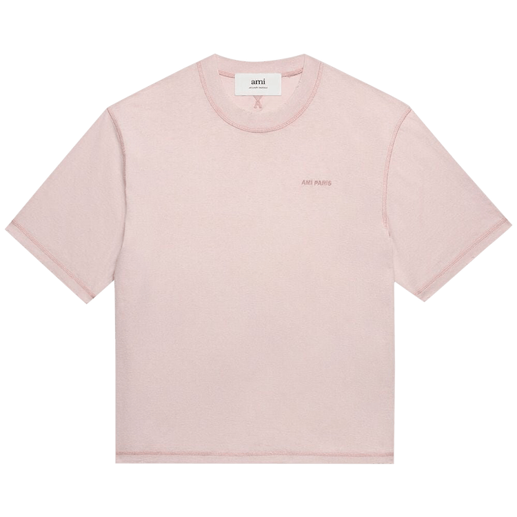 Ami Fade Out T-Shirt "Powder Pink"