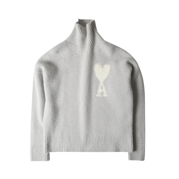 Ami High Collar Sweater "Grey"