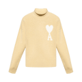 Ami High Collar Sweater "Vanilla/Ivory"