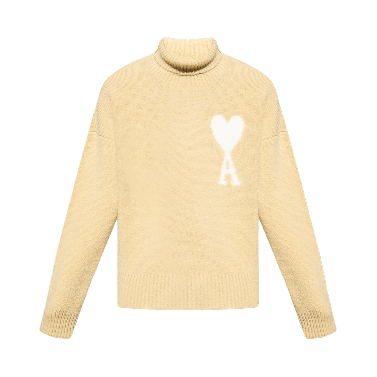 Ami High Collar Sweater "Vanilla/Ivory"