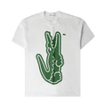 Comme des Garçons SHIRT x Lacoste Crocodile Print T-Shirt "White/Green"
