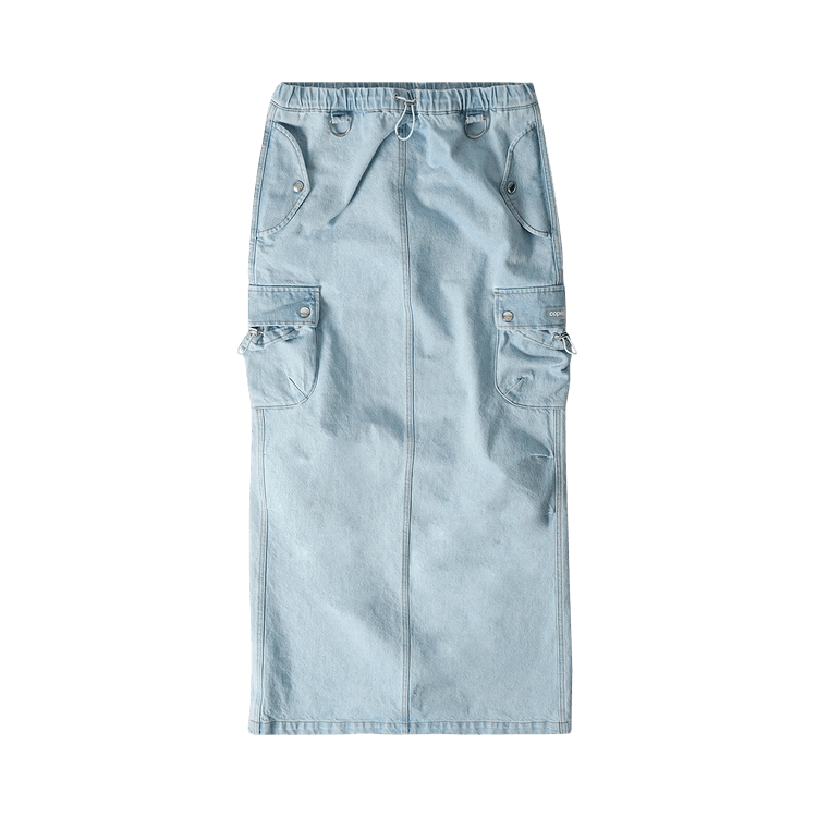 Coperni Cargo Maxi Skirt "Blue"