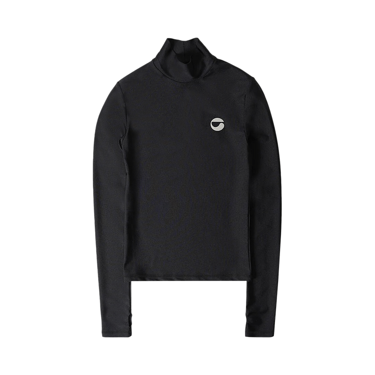 Coperni High Neck Long-Sleeve Top "Black"