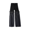 Coperni Hybrid Denim Flare Trousers "Black/Blue"